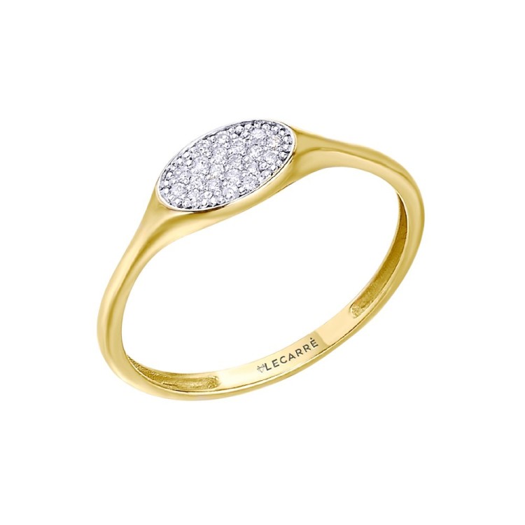 SELLO ORO AMARILLO Y DIAMANTES 0.10 CT