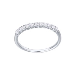 ANILLO ORO BLANCO Y DIAMANTES 0.24KL