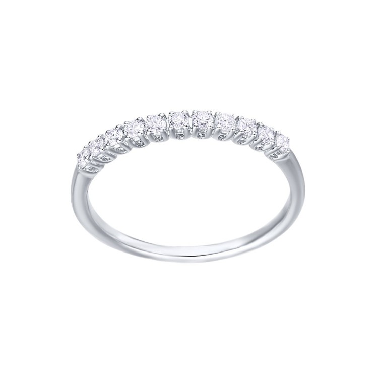 ANILLO ORO BLANCO Y DIAMANTES 0.24KL