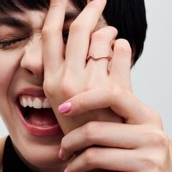 ANILLO PANDORA ONDA PULIDA