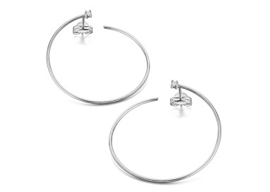 AROS DE ORO BLANCO Y BRILLANTES 0,022 KL
