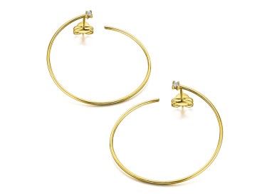 AROS DE ORO Y BRILLANTES 0,022 KL