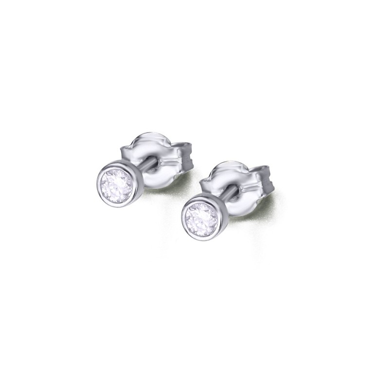 PENDIENTES CHATÓN ORO Y BRILLANTES