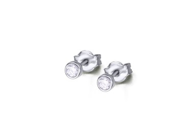 PENDIENTES CHATÓN ORO Y BRILLANTES