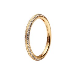 ANILLO PANDORA EN PAVÉ BAÑO ORO