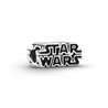 Star Wars logo sterling silver charm wit