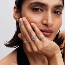 ANILLO MARIPOSA AZUL BRILLANTE