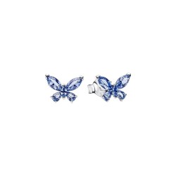 PENDIENTES DE BOTÓN MARIPOSA