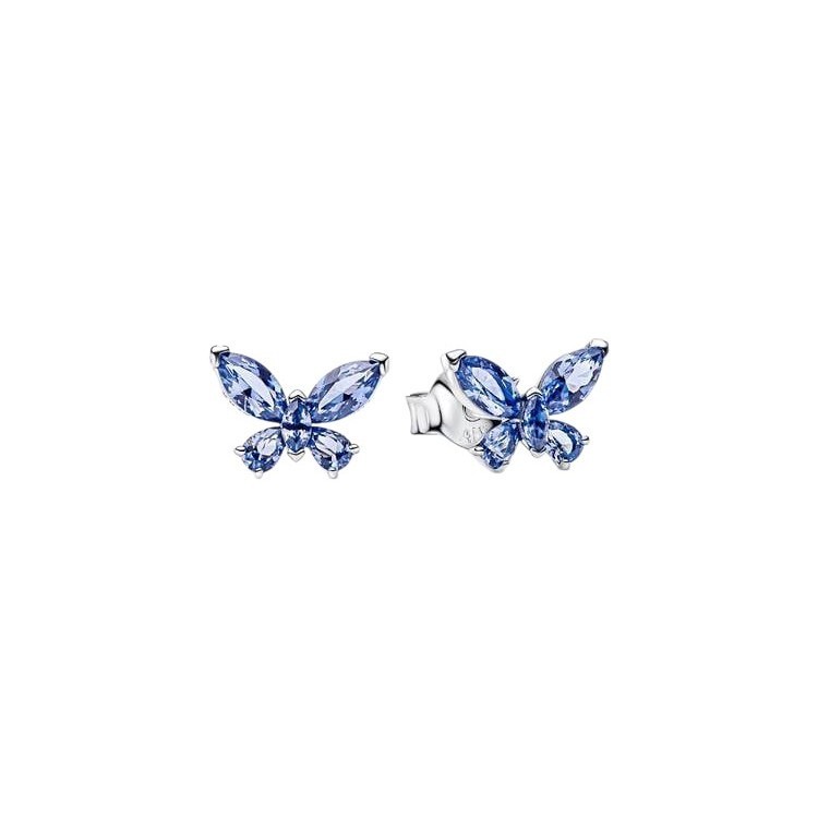 PENDIENTES DE BOTÓN MARIPOSA