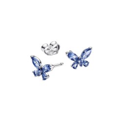PENDIENTES DE BOTÓN MARIPOSA