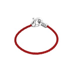 PULSERA DE CUERO ROJO
