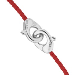 PULSERA DE CUERO ROJO