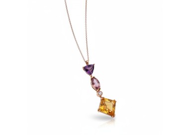 COLGANTE TRILLON PIEDRAS Y BRILLANTES