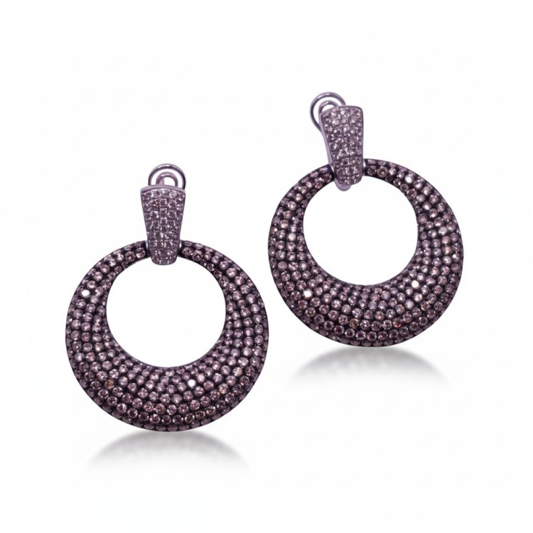 PENDIENTES ORO Y BRILLANTES