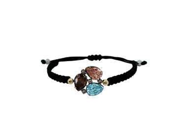 PULSERA MACRAMÉ SAMBA CON CIRCONITAS