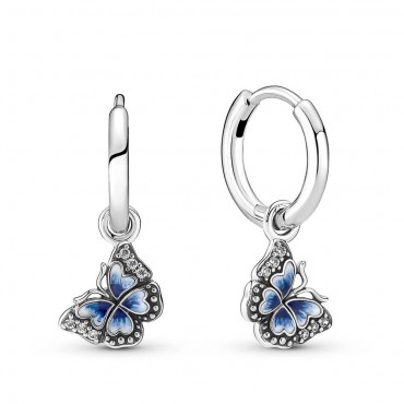 Pendientes Pandora Mariposa Azul