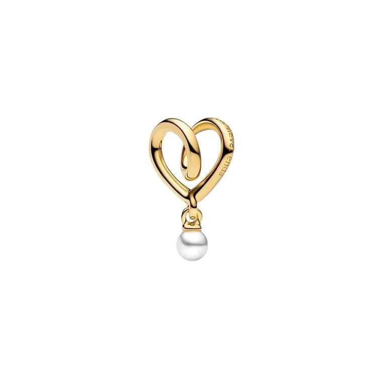 CHARM PANDORA CORAZÓN ENVUELTO