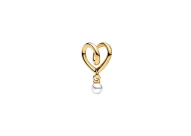 CHARM PANDORA CORAZÓN ENVUELTO
