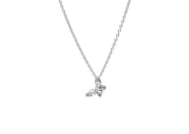 COLLAR MARIPOSA EN PLATA DE PRIMERA LEY