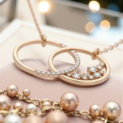 GARGANTILLA DE ORO Y BRILLANTES