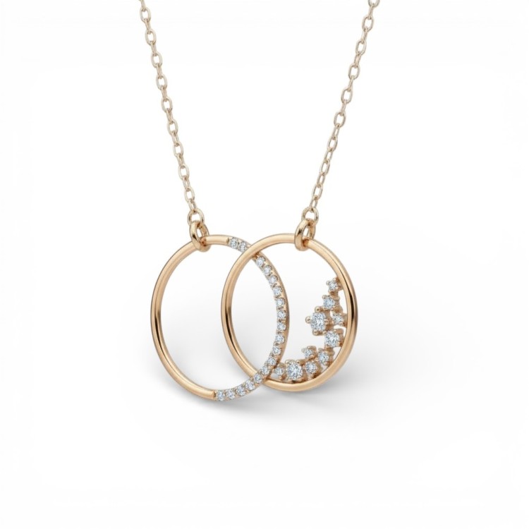 GARGANTILLA DE ORO Y BRILLANTES