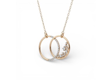 GARGANTILLA DE ORO Y BRILLANTES