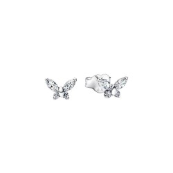 PENDIENTES DE BOTÓN MARIPOSA