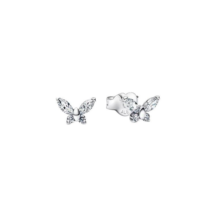 PENDIENTES DE BOTÓN MARIPOSA