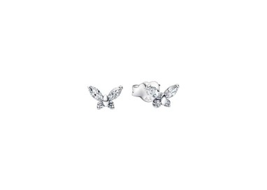 PENDIENTES DE BOTÓN MARIPOSA