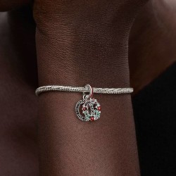 CHARM COLGANTE DOBLE CORONA NAVIDEÑA