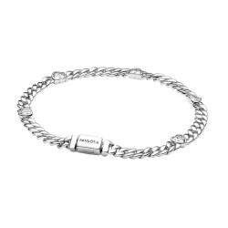 PULSERA DE CADENA CUBANA CORAZÓN