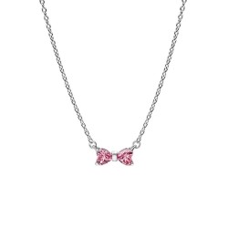 COLLAR LAZO ROSA