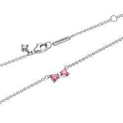 COLLAR LAZO ROSA