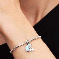 CHARM COLGANTE DOBLE LUNA CRECIENTE