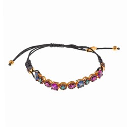 PULSERA CIRCONITAS MACRAMÉ