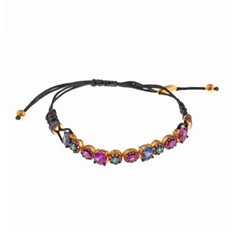 PULSERA CIRCONITAS MACRAMÉ