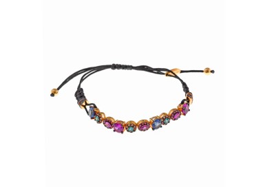 PULSERA CIRCONITAS MACRAMÉ