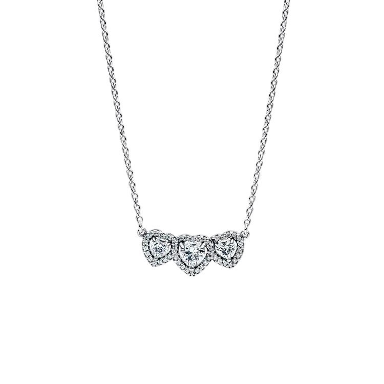 COLLAR DE TRIPLE HALO CORAZÓN