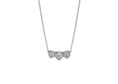 COLLAR DE TRIPLE HALO CORAZÓN
