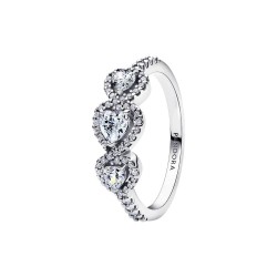 ANILLO TRIOLOGÍA DE CORAZONES Y HALO