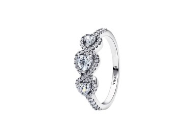 ANILLO TRIOLOGÍA DE CORAZONES Y HALO