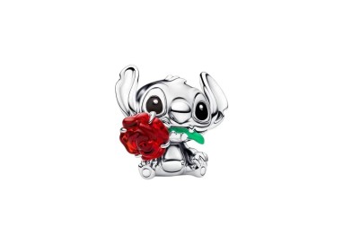 CHARM STITCH DISNEY CON ROSA DE CRISTAL