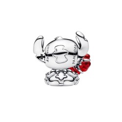 CHARM STITCH DISNEY CON ROSA DE CRISTAL