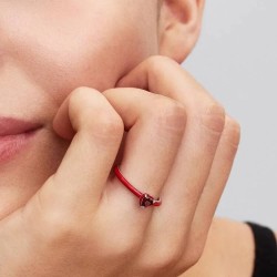 ANILLO CORAZÓN CHAKRA ROJO