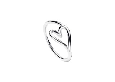 ANILLO CORAZÓN PEQUEÑO FORMA ORGÁNICA