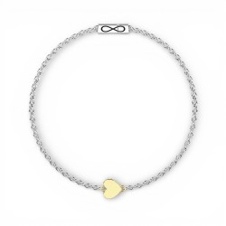 PULSERA INFINITY CORAZÓN