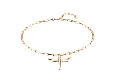 COLLAR LIBÉLULA BAÑADO EN ORO DE 18KL