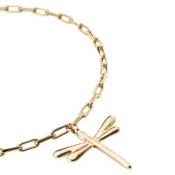 COLLAR LIBÉLULA BAÑADO EN ORO DE 18KL