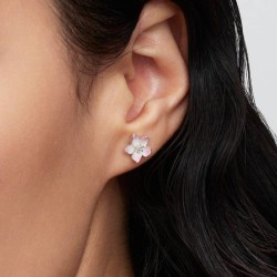 PENDIENTES DE BOTÓN FLOR DE CEREZO