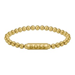 PULSERA DORADA LOGO HUGO BOSS